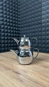 قوري فوق قوري • ستانلس ستيل • ٢٫٥+١٫٥لتر