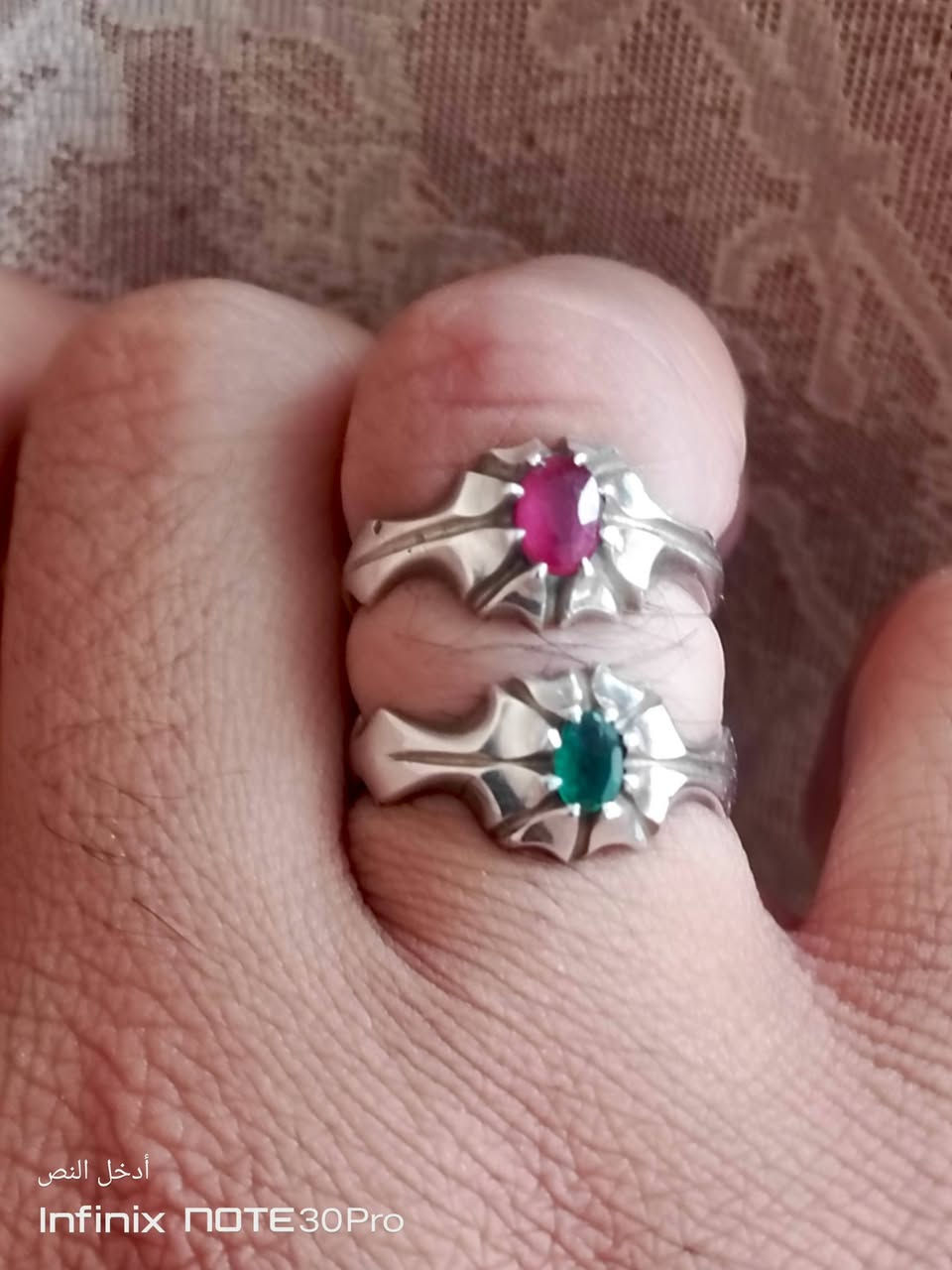 اللهم صل على محمد وال محمد
خواتم من الزمرد الكولمبي النقي 
والياقوت الافريقي الاحمر
للاستفسار عل خاص بسعر مناسب


**إذا كنت صاحب هذا الإعلان وتريد حذفه لأي سبب، رجاءا أرسل رسالة إلى الدعم الفني**