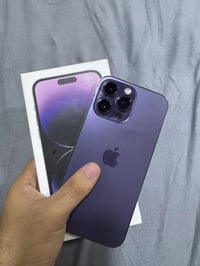 ايفون ١٤ برو ماكس • ٢٥٦ • بطارية ١٠٠%