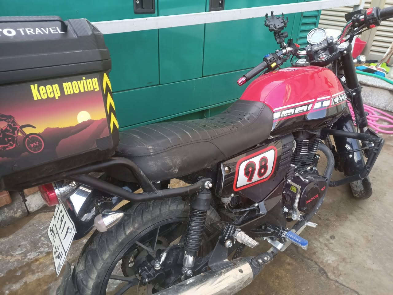 السلام عليكم دايون لاتي 2025 رقم اربيل ب اسمي الدراجه ماشيه 13 الف برغي مافتوح بيها على وضعيه الشركه مكفوله من كلشي السعر 2500 الرقم ***********
