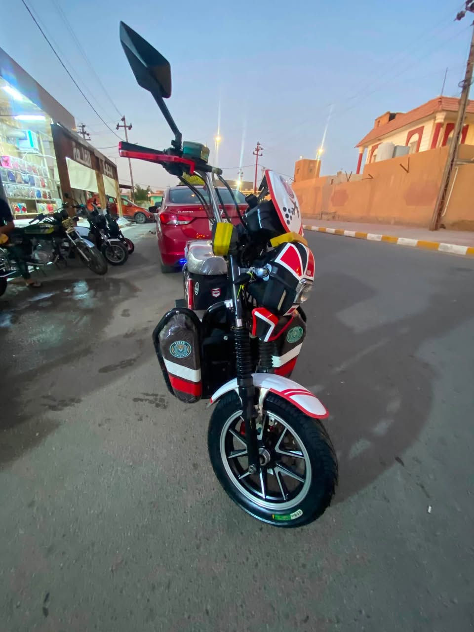 دراجه شحن للبيع 2024 /5 باتري علفحص السعر550 وبي مجال الرقم للستفسار ***********
