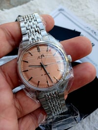 ساعة merkur vintage 70s ساعة راقية كامل استيل لون مميز جديد لوك غير مس...