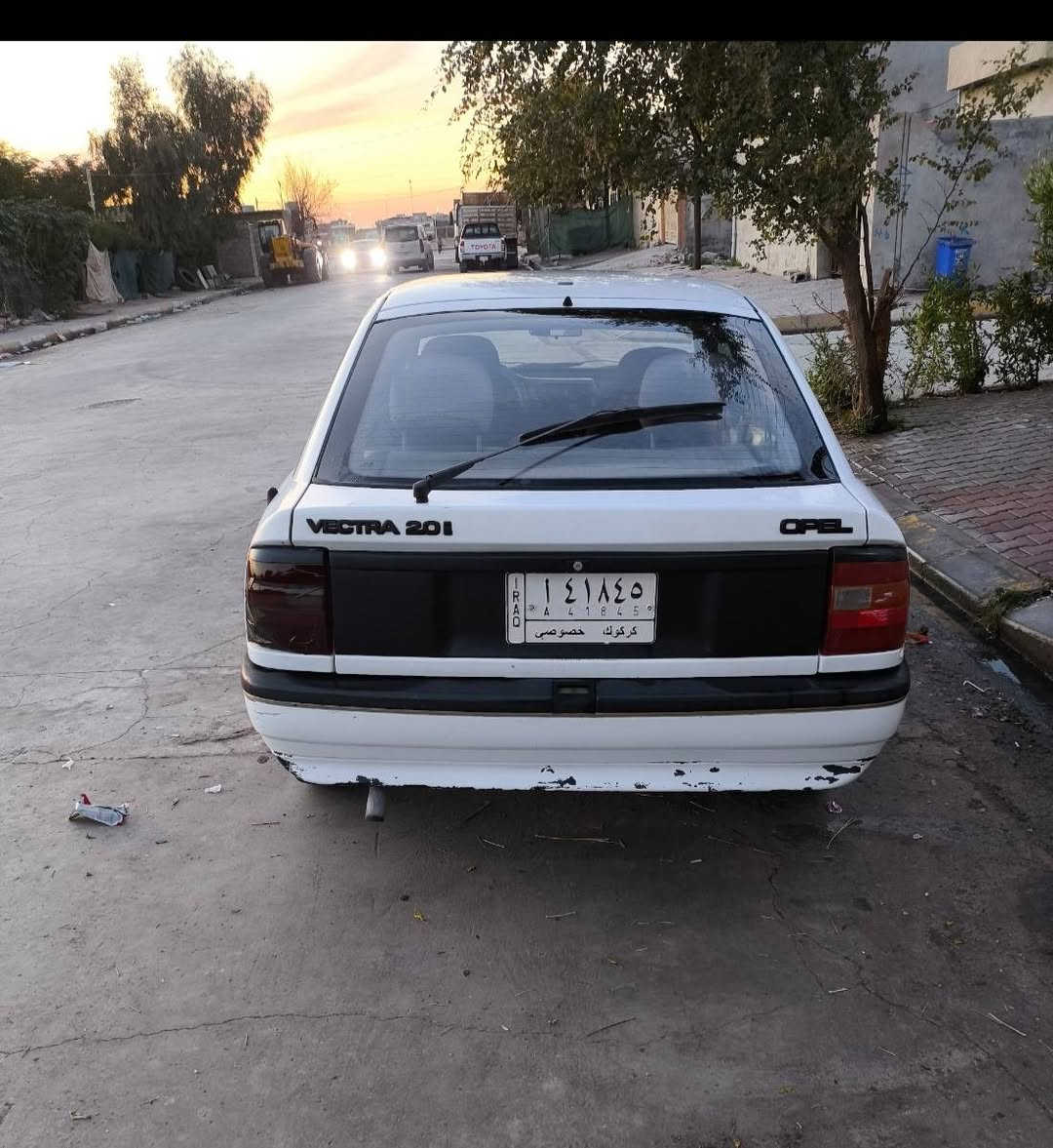 اوبل فكترا موديل ٩٢ محرك ٢٠ رقم كركوك بدون صبغ شرط التحويل والوكالة تبريد بلادي بس ما يشتغل وارد ياباني بطاقة بانزين موجوده السعر ٣٧ وبي مجال رقم موبايل *********** مكاني حي العسكري
