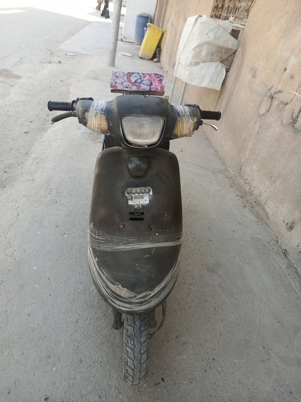 السلام عليكم دراجه للبيع محرك نشط شلعه معدل نعومه كهربائيات شغاله نكرة سلف سعرها 150 وبيها مجال *********** مكان المسيب حي المصطفى
