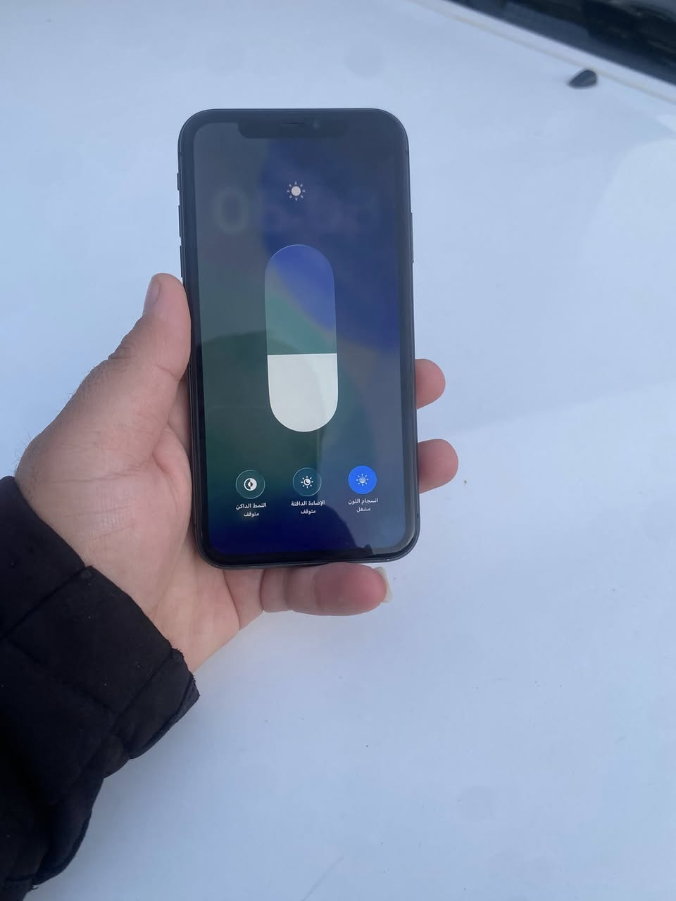 للبيع ايفون 11 ذاكرته 128 كيكه جهاز لوك مابي كل عيب كاميراته فول شاشه بلادي فيس ايدي شغال جهاز كل بلادي شرط حاسبه هواء مامفتوح بطاريه بلادي 86 شرط مايصرف شحن فقط بي هدا فطر بظهر نمودج M أمريكي سعر 225 وبي مجال خاص او اتصل ***********
