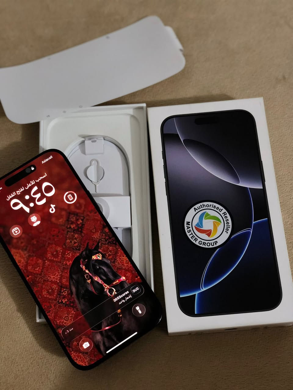 السلام عليكم ايفون 16 برو ماكس ماستر
نظافه الجهاز 100‎%‎
بطاريه 94‎%‎ نزلت بسبب التحديث جانت98
ذاكره 256
شرق اوسط ماستر بعده داخل الضمان ينتهي شهر 2
السعر 1375
مكاني بغداد
***********
