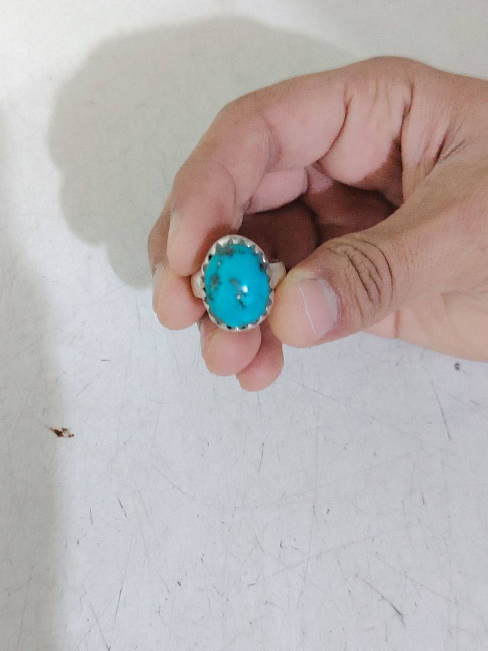 سلام عليكم محبس فيروزي كرماني الاصلي صيغ يودي فضه عراقي الوزن مالته 11
  محبس كلش حلو. سعره 80 وبي مجال قليل
مكاني بابل القاسم الدبله 
هذا رقمي اليحب يتصل ***********
