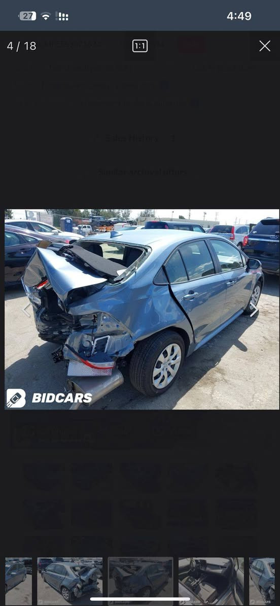 السلام عليكم اخوان . كورلا هايبرد ياباني LE وارد امريكي حادثها موضح كدامك موديل 2025 السياره زيرو مماشيه ٤٠ ميل وايرباكات سليمه.. قيد التصليح مستعجل ع بيعتها والله يشهد غراض كلها اصليه شركة مال تفصيخ قبق جنطه بدون صبغ اصلي كامل .. سعرها ١٥٨ وبيها مجال للشراي للاستفسار الاتصال ع الرقم ***********
