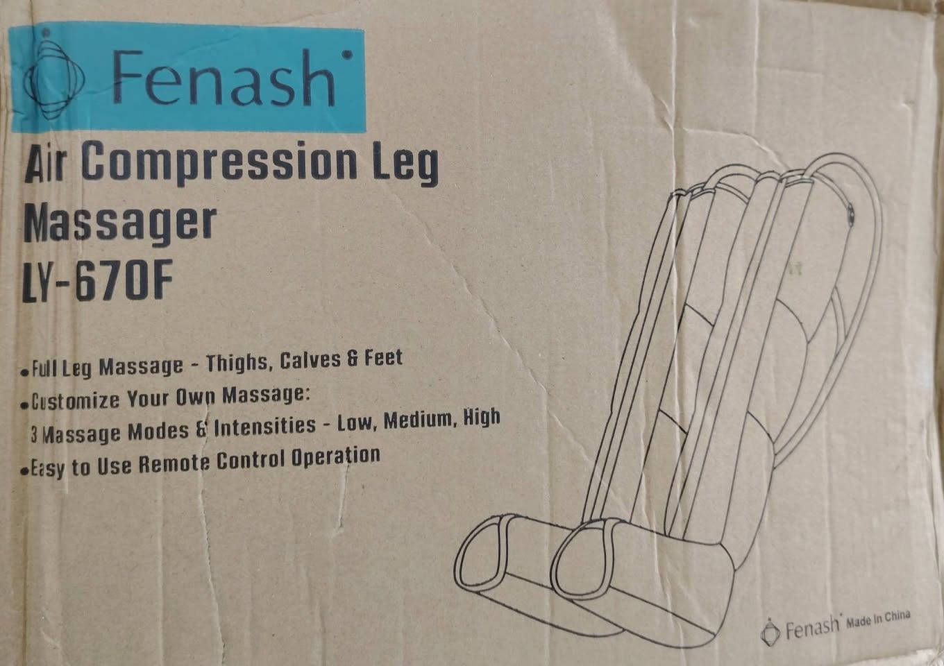 جهاز تدليك الساق بالضغط الهوائي Fenash LY-670F هو جهاز مصمم لتدليك الساقين بالكامل، بما في ذلك الفخذين والساقين والقدمين. 

استرخي وقم بإحياء ساقيك مع مدلك الضغط الديناميكي

هل تعاني من تعب في الساقين أو تورم أو تريد فقط تدليل نفسك بعد يوم طويل ؟ نظام ضغط الهواء هذا هو فقط ما تحتاجه.

مدلك الساقين والقدمين احترافي.

يعمل بالطاقة المكونة، لا حاجة للبطارية.

مثالي للصالونات والمنتجعات والاستخدام الشخصي.

ضغط ديناميكي يحسن الدورة الدموية ويخفف التوتر.

سهل الاستخدام ومريح، تصميم مريح.
يستخدم الجهاز تقنية ضغط الهواء لتوفير تدليك ضاغط يساعد على تحسين الدورة الدموية وتخفيف آلام العضلات وتقليل التورم 
يتميز الجهاز بـ 3 أوضاع للتدليك و 3 مستويات للشدة (منخفضة، متوسطة، وعالية) لتخصيص تجربة التدليك.
يمكن التحكم في الجهاز بسهولة باستخدام جهاز تحكم عن بعد.
يُعد هذا النوع من الأجهزة مفيدًا لتحسين الدورة الدموية وتخفيف التعب، خاصة بعد الأنشطة البدنية المكثفة


**إذا كنت صاحب هذا الإعلان وتريد حذفه لأي سبب، رجاءا أرسل رسالة إلى الدعم الفني**