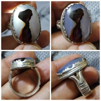 عقيق يماني • مصور طبيعي • صياغه يدويه