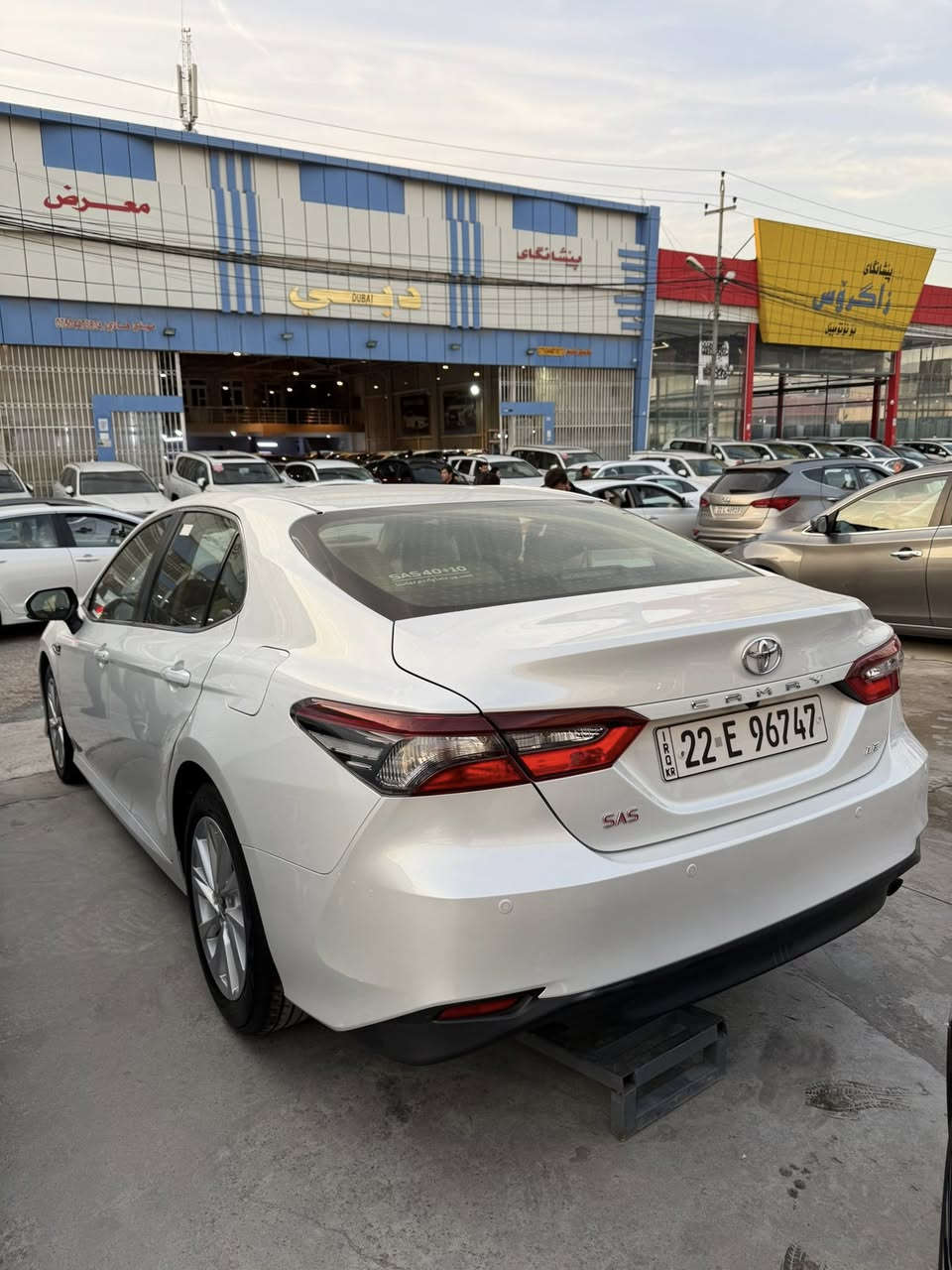 CAMRY LE 2024
‎تویوتا کامری یابانی اصلی،فقط بنزین،لون ابیض،ماشیة(60) الف کم مکفولە کفالة عامە ولا شخط فقط شبرين بارد حتی دعامیات مکفولة سیارة زیرو شرکة ساز ،سنویة رقم لوحات حتی ٢٠٣٠ جدید تحویل وکالة حاضر نفس یوم،رقم اربیل،مکان سیارة اربيل  مرکز مدینة
‎مواسفات..
‎شاشە
‎بصمة تشغیل
‎حساســات خلفی
‎تحدید سرعة 
‎تحکمــات ستـیـرن و فولیوم
‎هاند بریک ئـوتـو هۆڵد و کهرباء
‎حجم تیارات و ویلات ١٧ 
‎گیج و شاشە
‎سیارة ماشاء اللە حیل حیل نظیفة ما بیها ای نقص،رجاء مشتری اخبارک انی خادم
‎سعر : جوة سوك
‎***********  واتساب كورك 
***********
