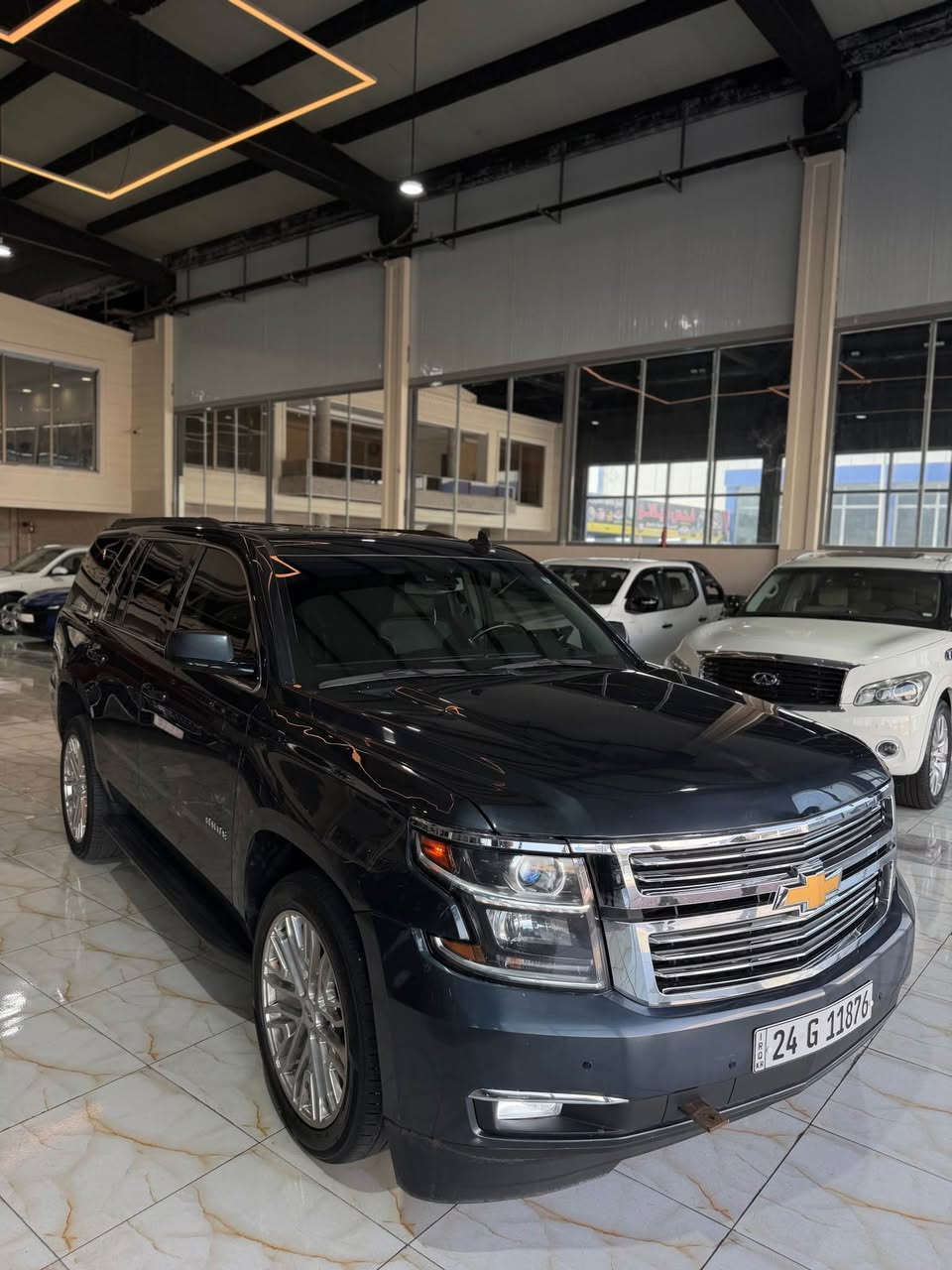 CHEVROLET TAHOE LT
2019
فول ماسفات 
سماعه Boss سندوق كاره بايي فول فول
سيارا واد امريكى داخل كلين .
بيها جملوغ امامى و ربع بوند بوند سبخ
بدون دواخل و بدون ارباك 
ماشيه فقد: ٩٦ كليومه ترkm

عنوان سياره: دهوك. مجمع تيرمينال ، لاريس كاريس رقم 54
ته له فون : ***********
سعر: ٣٢،٠٠٠ دولار امريكى سميل, دهوك
