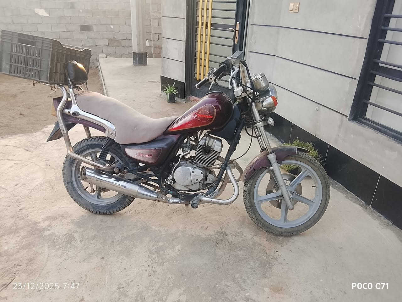 السلام عليكم هذا الموطور الهارلي للبيع السعر 450 وبيه مجال للاستفسار الاتصال على الرقم ***********
