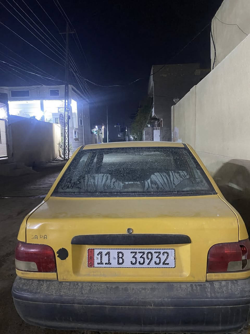 سايبه موديل ١١ نفخ
مكينة و كير خير من الله 
 تخم تاير خط ابيض 
 ضفيرة من الطول للطول جديدة 
سيارة باسمي حصراً 
مصفرة هيئة وغرامات 
هزتها عابره 
رقم انكليزي 
(( سيارة شواصيها تعبانه )) 
قيم باليرضي الله واخذ 
***********
