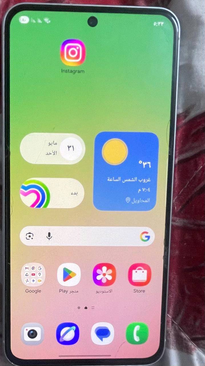 جهاز سامسونك
A56 5G
اصلي شركه 
كامل ملحقات مع كارتونه وضمان
جديد جدا جدا خدش مابي ع وضع شركه
السعر مناسب جدا: ٣٧٠ الف 
تواصل: اتصل 
***********
موقع: حله- محاويل