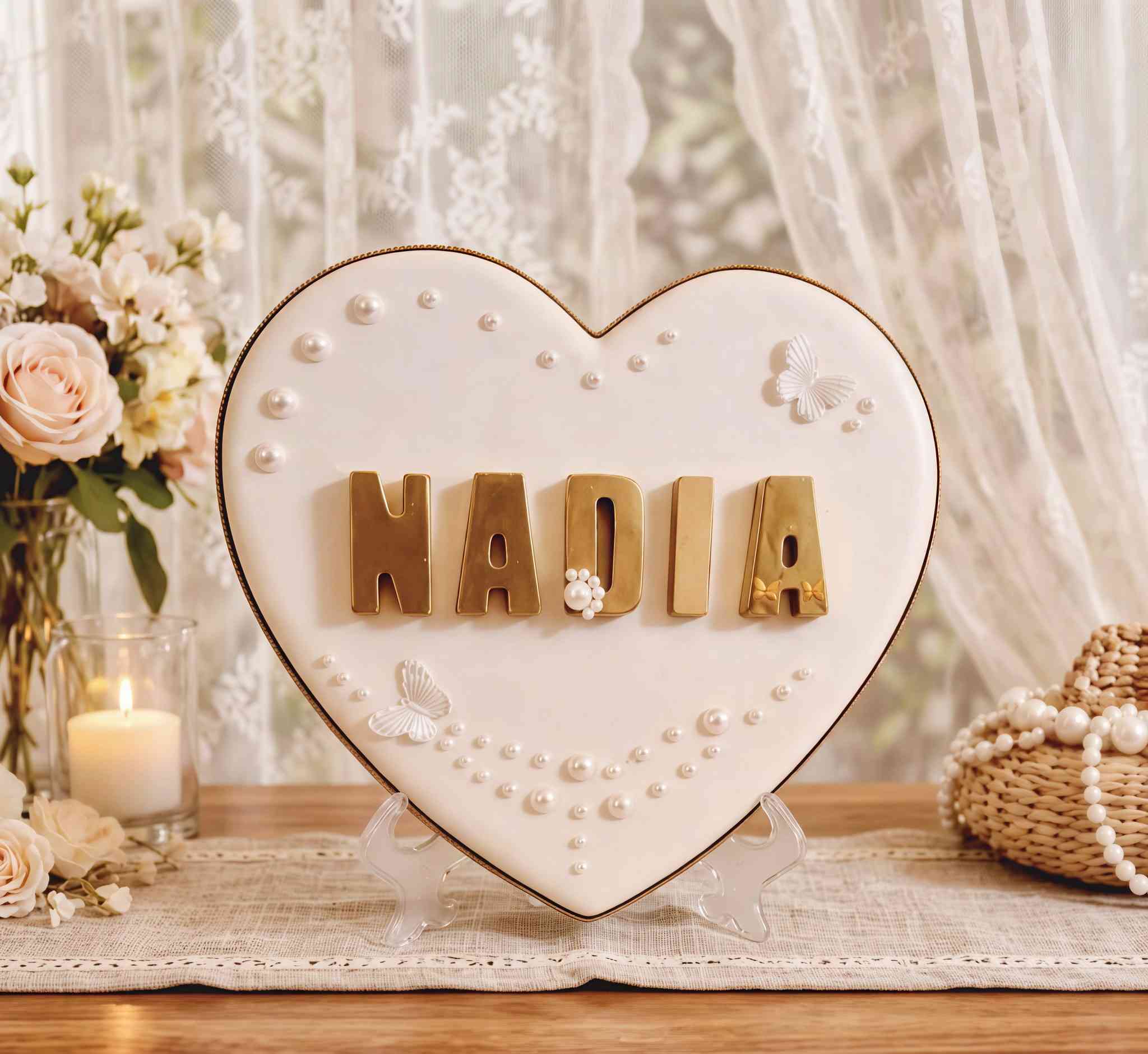 لو بتدور على هدية بسيطة، أنيقة، وفي نفس الوقت شكلها يجنن وتتحط كديكور تحفة في البيت… القلب ده هو أجمل حاجة ممكن تعمليها ❤️
اسمك أو اسم اللي بتحبه مكتوب بفخامة، معمول بحب، وكل التفاصيل فيه دقيقة وفخمة (اللؤلؤ والفراشات والذهبي اللامع).
والأحلى؟ سعره صغنطوط 🤏 جدًا بالنسبة للجمال ده! ✨ 💖
#gifts #lovestory #HomeDecor #عيدالام


**إذا كنت صاحب هذا الإعلان وتريد حذفه لأي سبب، رجاءا أرسل رسالة إلى الدعم الفني**