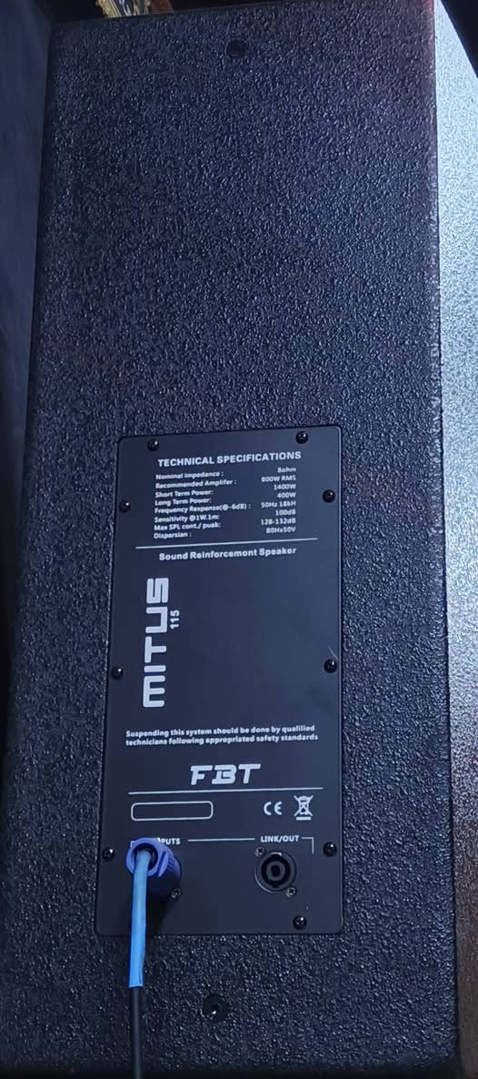 سلام عليكم
البيع سبيكر FBT الكوبي الامتياز جديد سعره 650الف بين مجال بسيط  موجود توصيل
 الاستفسار ‏‪***********‬‏ واتساب
