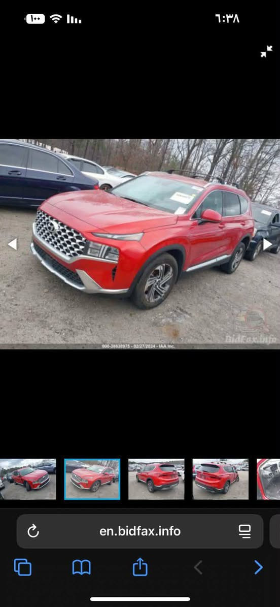 السلام عليكم ورحمة الله وبركاته
مكلف بالنشر 
سنتافي موديل 2022 
رقم بغداد تحويل ثاني يوم 
اللون احمر 
فول مواصفات عدة الفتحه 
حادث باب وجاملغ ايمن
مصلحهن نفسهن
 بدون تبديل لبيل واحد 
السعر 193 
‏***********
للاستفسار اكثر الاتصال
