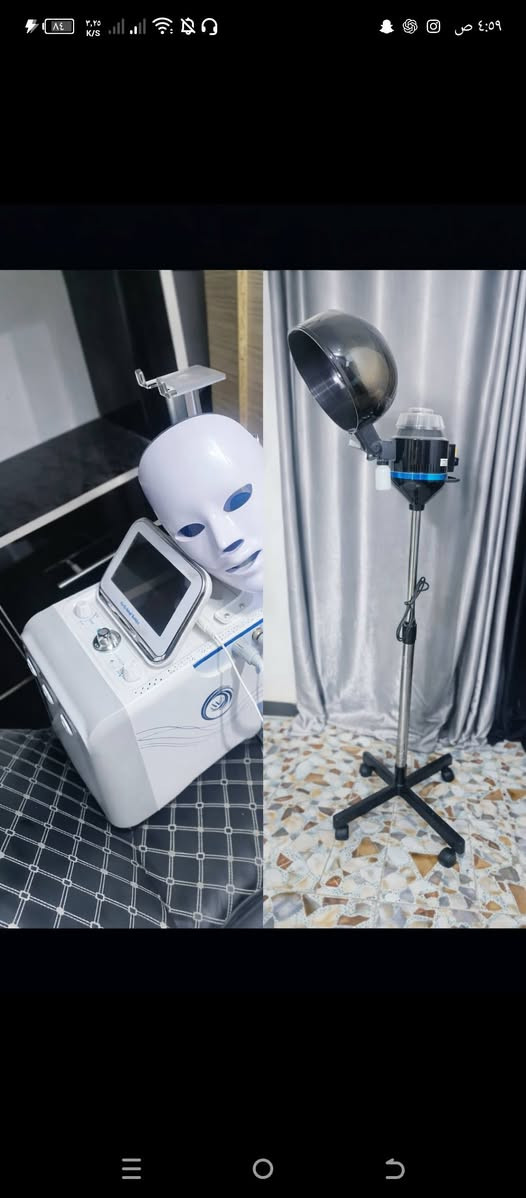 كرسي صالون مريح وأنيق 💺
ترولي تنظيم عملي وثابت 🛒
جهاز بخار للشعر 🔥
جهاز عناية بالبشرة 👩🏻‍⚕️
حامل سشوار احترافي 💨التواصل ع خاص


**إذا كنت صاحب هذا الإعلان وتريد حذفه لأي سبب، رجاءا أرسل رسالة إلى الدعم الفني**