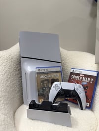 PS5 Slim 1TB • سبايدر مان+انشارتد • كربلاء