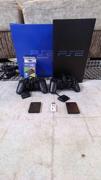 بلي 2 • بلايستيشن 2 • جهاز العاب • يد تحكم • فلاش ميموري • تحويله HDMI...