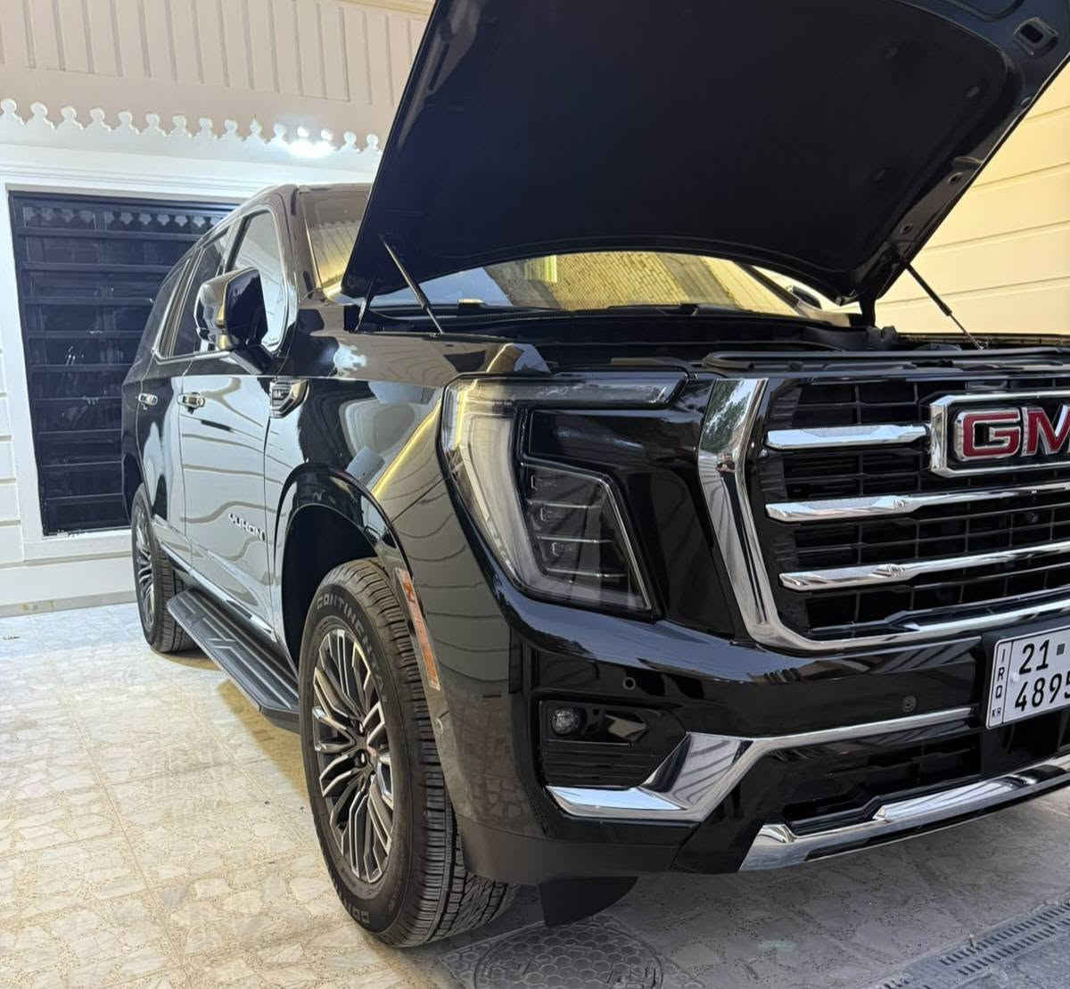 سلام عليكم ..
#يوكن #الفيشن #GMC
#موديل 2025 
#زيروو ماشية 2800 كيلو
#مغلفة PPF
#رقم شمالي
#كتاب تضليل 
مواصفات الألفيشن معروفة.
مكان السيارة بغداد / الشعب 
للأستفسار: ***********
