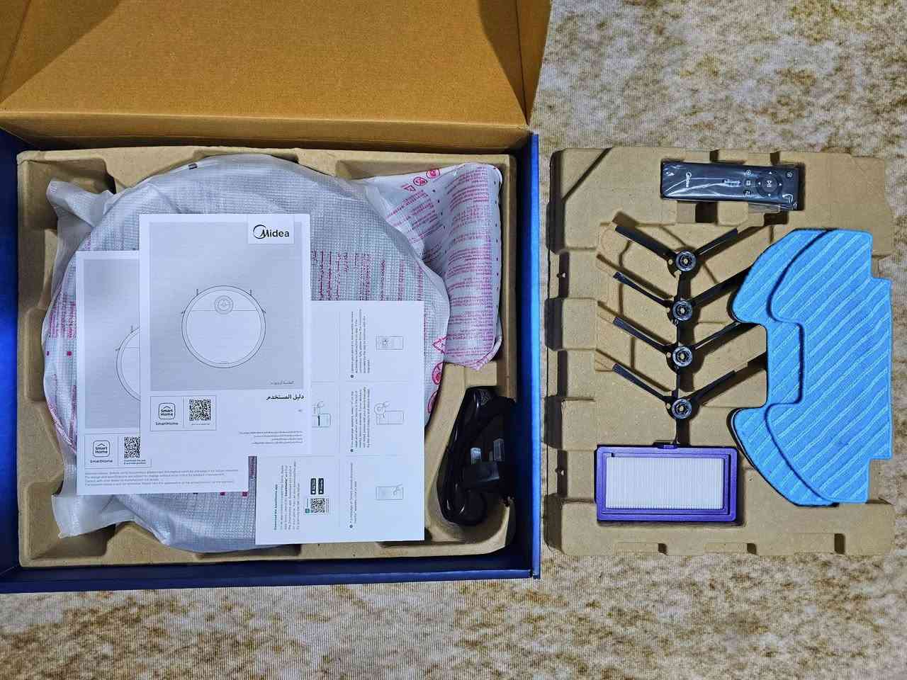 روبوت Midea i5C جديد غير مستخدم
السلام عليكم متوفر روبوت تنظيف جديد فقط مفحوص 
شغال بقوة سحب ٤٠٠٠ باسكال
يدعم الاتصال بالوايفاي مع حساسات قوية
ملحقاته كامله وبنظافه ١٠٠٪؜

السعر ٩٥ الف
والتوصيل مجاني لجميع المحافظات 🌹


**إذا كنت صاحب هذا الإعلان وتريد حذفه لأي سبب، رجاءا أرسل رسالة إلى الدعم الفني**