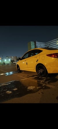 اكسنت موديل 2014 رقم بغداد انكليزي حادث باب سايق مبدل سياره مكفولة هيئ...