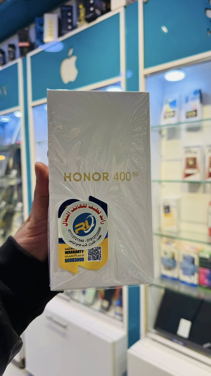 عروض يوم الجمعة ناررر 🔥🔥🔥🔥

رائد لطيف للهاتف النقال

❤️‍🔥❤️‍🔥هونر 400 (5G)❤️‍🔥❤️‍🔥(مستخدم)

🔥🔥السعر/485/الف🔥🔥

المواصفات⬇️⬇️⬇️
المعالج: ثماني النواة Snapdragon 7 Gen 3 تكنولوجيا 4 نانو
التخزين / الرام: /512 جيجا مع 12 جيجا رام
الكاميرا: خلفية مزدوجة 200+12 م.ب / امامية 50 م.ب.
الشاشة: 6.55 بوصة بدقة 1200x2664 بها ثقب صغير
نظام التشغيل: اندرويد 15
البطارية: 6000 مللي أمبير

العنوان كوت شارع المشروع  قرب جامع الناصر
للاستفسار
***********
***********

يوجد توصيل داخل وخارج الكوت 🚕📦📦🚕🚚📞

اوقات العمل من 8 صباحا الى 9 مساءً
