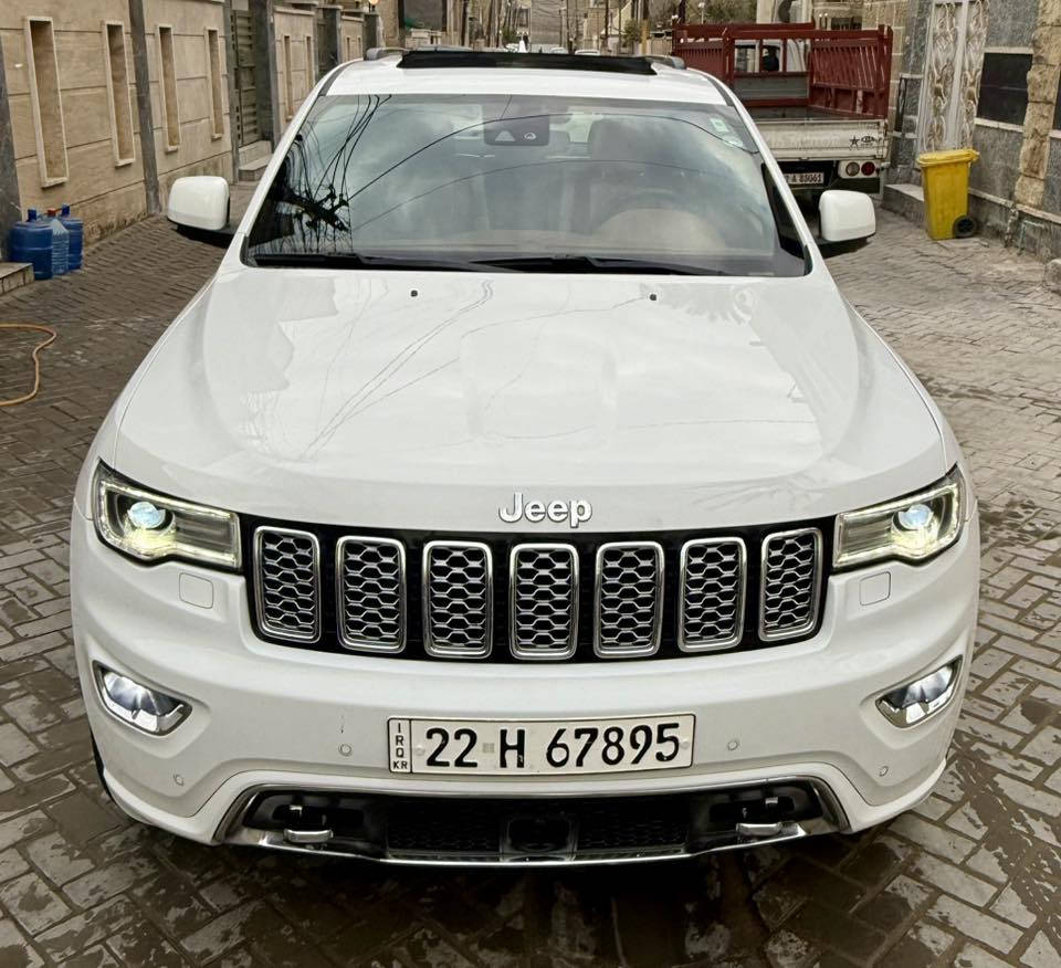 السلام عليكم جيب اوفرلاند 2021 خليجي فول مواصفات 1/1 اعلى فئة ب الاوفرلاند سيارة جكات بانوراما رادار امامي وجانبي نقطة عمياء وحساسات اصطفاف محيطية 360 درجة كامرا شاشات ثلاثة  كبيرة داخل مشمشي جلد حار بارد كهرباء فور ويل محرك 6 سلندر سيارة خليجي مكفول من حادث فقط بيها 3 مكانات بسيطة رش ربع باب خلفي اثر شخوط ومكانين جهة سايق شبرين تقريباً نضيفة جداً رقم اربيل  سنوية هزة فحص كلة جديد بسمي 
ومكان سيارة بغداد رقمي ***********
