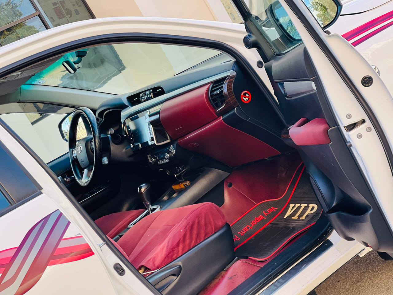 تيوته هايلوكس مديل 2021 كويتي  كفاله عامه سعر 263 وبيه مجال فول مواصفات للاستفسار الاتصال *********** مكفوله كفاله عامه ماشيه 100 مواصفات تحكم ستيرن حساسات خلفيه شاشه كامره دواره مري كهربائي نضام يكو كشنات تبريد تدفئه بلكشن قطعتين تبريد مثبت سرعه مانع نزلاق رقم نكليزي سنويه 30 مكينه مامفتوحه مكينه وكير مكفولات حداديه جديدهه تخم تاير جديد تبريد شغال ثلج سياره جديده وجاهزه مكان سياره كربلاء
