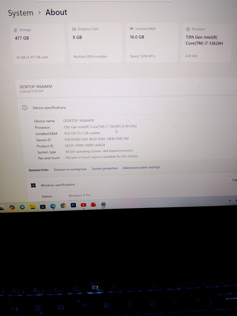 🔥 الجهاز الجديد MSI Cyborg 15 – النسخة الأقوى! 🔥
🎮 مواصفات خارقة:
المعالج: Intel Core i7‑13620H (جيل 13)
الرام: 16GB DDR5 بسرعة 5200MT/s
كرت الشاشة: NVIDIA GeForce RTX 4060 8GB – ألعابك على أعلى إعدادات بدون أي تقطيع!
التخزين: 512GB SSD – سرعة تحميل خرافية.
نظام التشغيل: Windows 11 Pro 64-bit
💥 سعر رهيب: 1,440,000 د.ع – معقول مقابل هالقوة!
📱 للتواصل: ***********
🚀 لماذا تنتظر؟ هذا الجهاز أخو الجديد وأقوى نسخة من MSI Cyborg – الألعاب، التصميم، والمونتاج صارت أسهل وأسرع!

