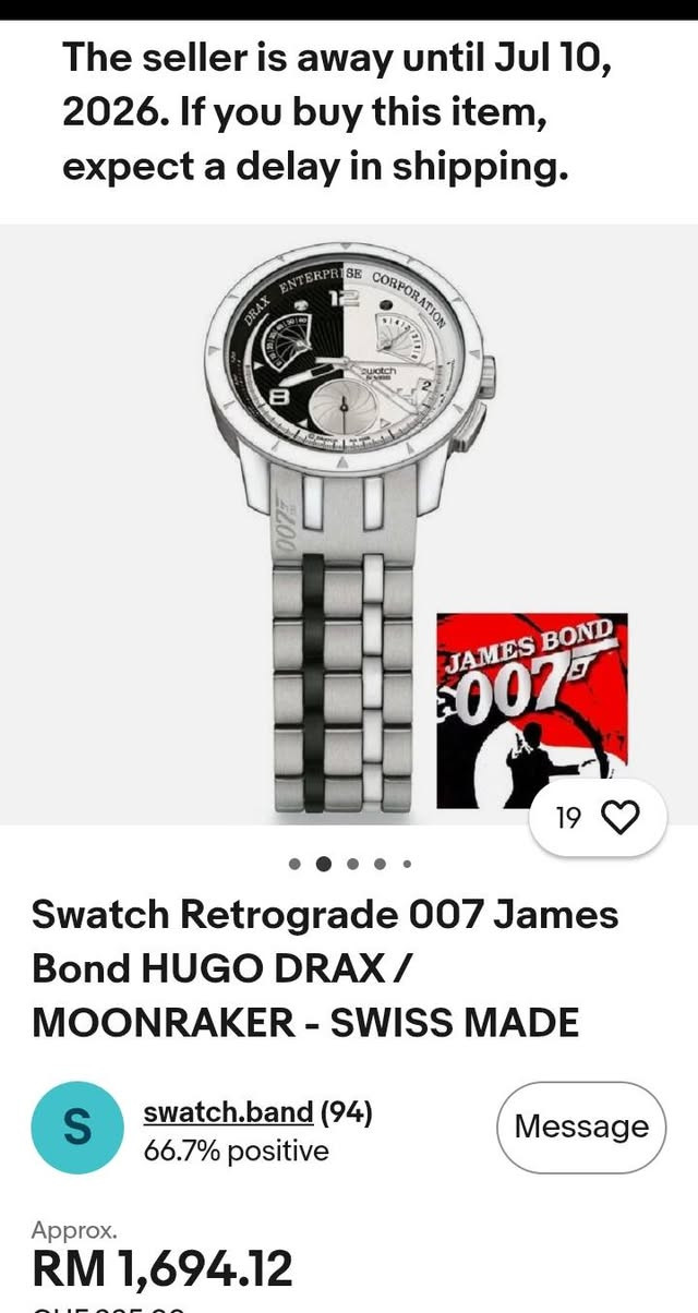 Swatch


**إذا كنت صاحب هذا الإعلان وتريد حذفه لأي سبب، رجاءا أرسل رسالة إلى الدعم الفني**