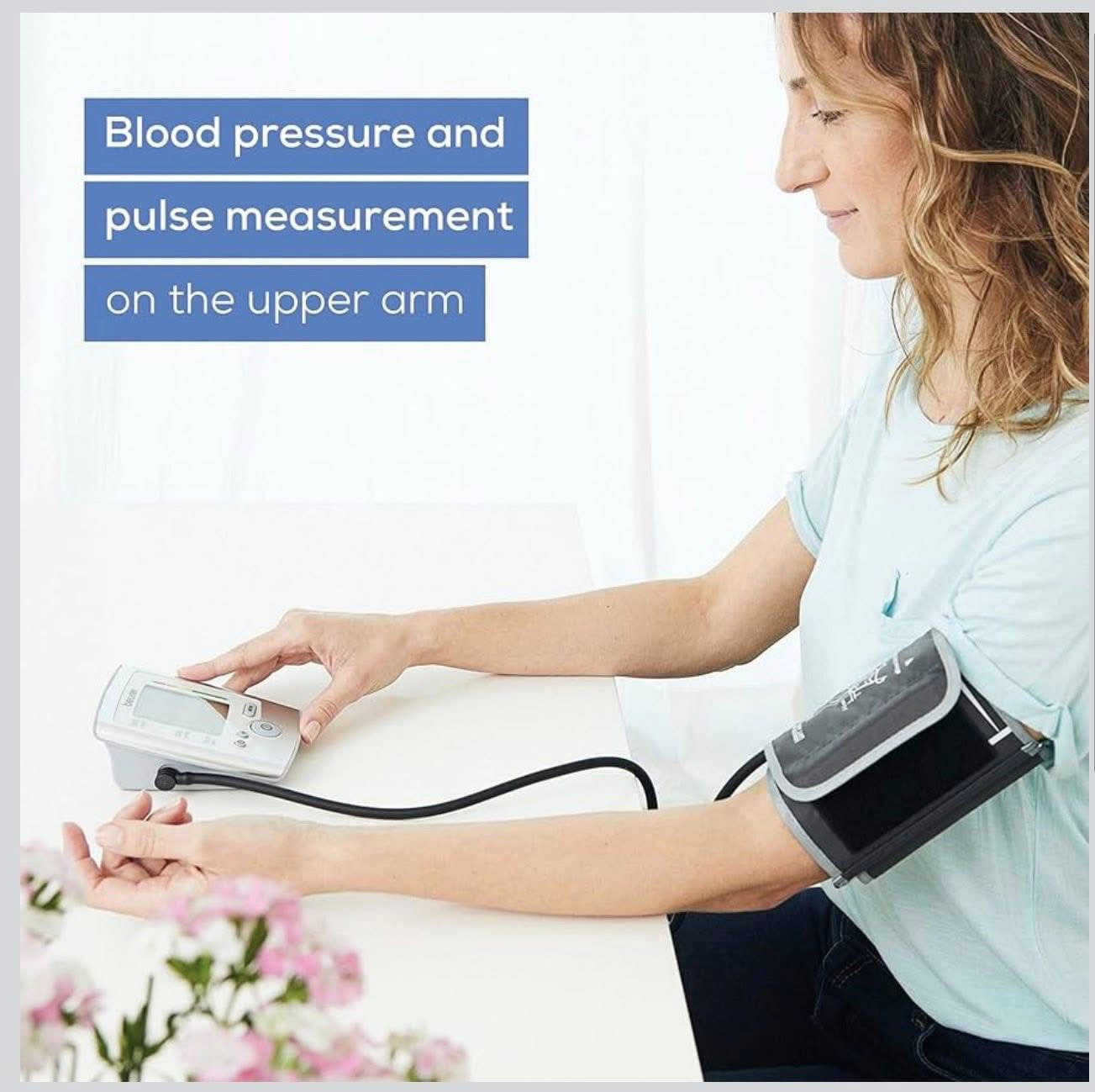 متوفر من امازون ماركة beurer الالمانية💐 

جهاز قياس ضغط الدم Beurer BM 35 للذراع، 
مزود بمؤشر للمخاطر وكشف لاضطراب النظم، 
وذاكرتين لتسجيل 60 قراءة لكل منهما، 
وحساب متوسط ​​ضغط الدم، 
مناسب لمحيط الذراع من 22 إلى 36 سم.

جديد👍
السعر ٤٥ الف💐


**إذا كنت صاحب هذا الإعلان وتريد حذفه لأي سبب، رجاءا أرسل رسالة إلى الدعم الفني**