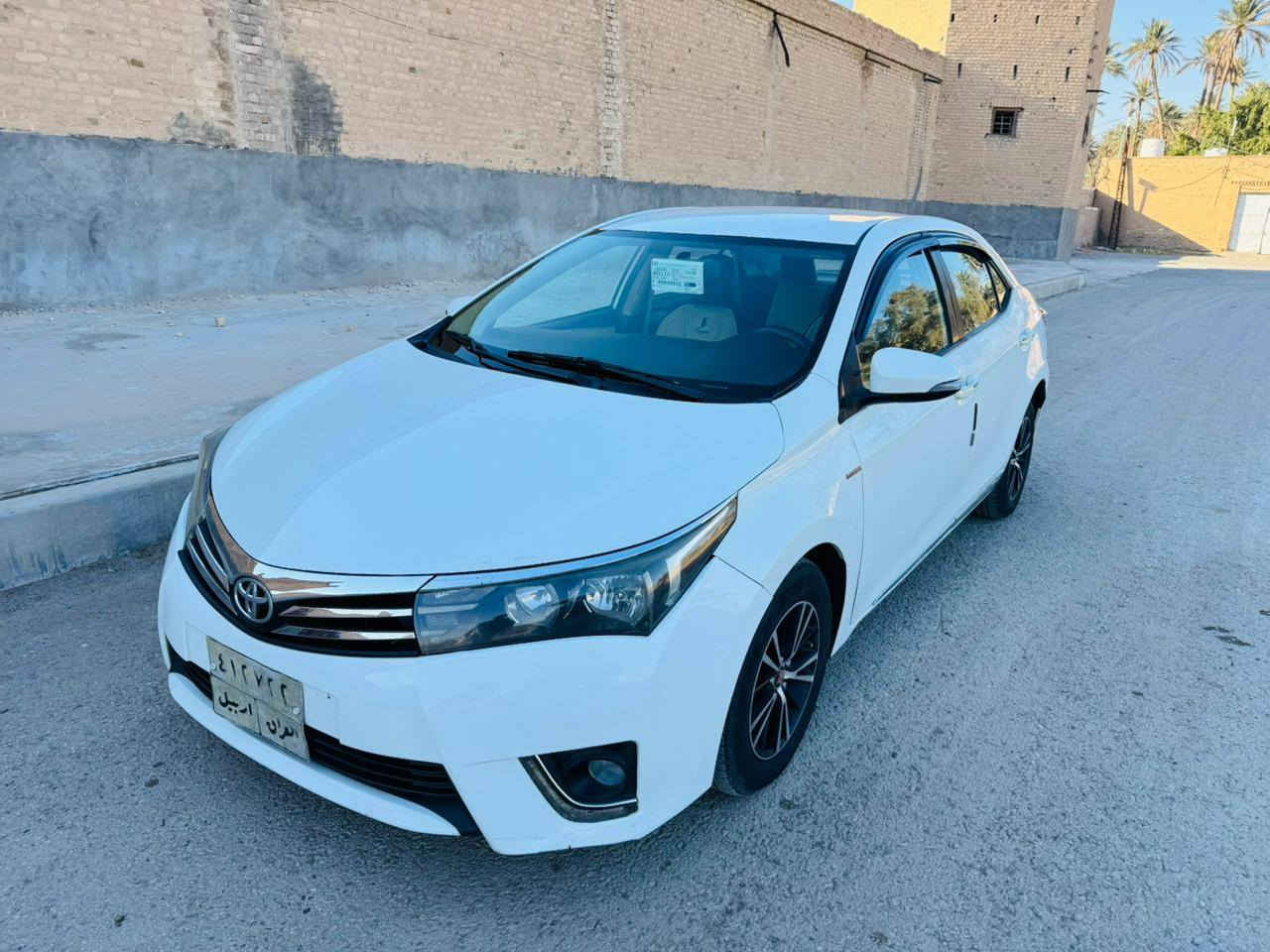 السلام عليكم جميعٱ
للبيع تويوتا كورلا خليجي موديل 2016 محرك 1800
لمتتد
شاشه
كامره 
حساسات خلفيه اماميه 
ويل كب 
داخل لونين 

سياره بيه باب وجاملغ كلير اثر شخط فقط بدون اي حادث بدون معجون
سياره جاهزه من مكينه وكير وحداديه تخم تاير  ماتصرف عليه الف

سنويه جديده لل 2027
تحويل وكاله 
مكان سياره بابل
السعر 124
لاتصال 
***********
***********
