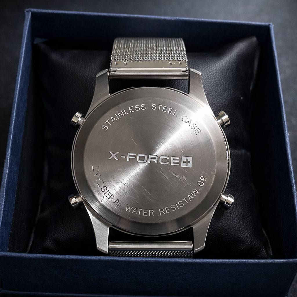 ساعة عالمية ماركة X‑Force ضد الماء توقيت عالمي تعمل بنظام الرول
قطر الساعة 43 مم 
ساعة ذات وزن ثقيل مايقارب 150g 
سعر الساعة  30 الف 
تتوفر خدمة توصيل


**إذا كنت صاحب هذا الإعلان وتريد حذفه لأي سبب، رجاءا أرسل رسالة إلى الدعم الفني**