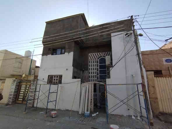 جزء من عملي ***********وتساب نشتغل الوجهات الفوم وطلس وجهات وجبس صبغ داخل وخارج
