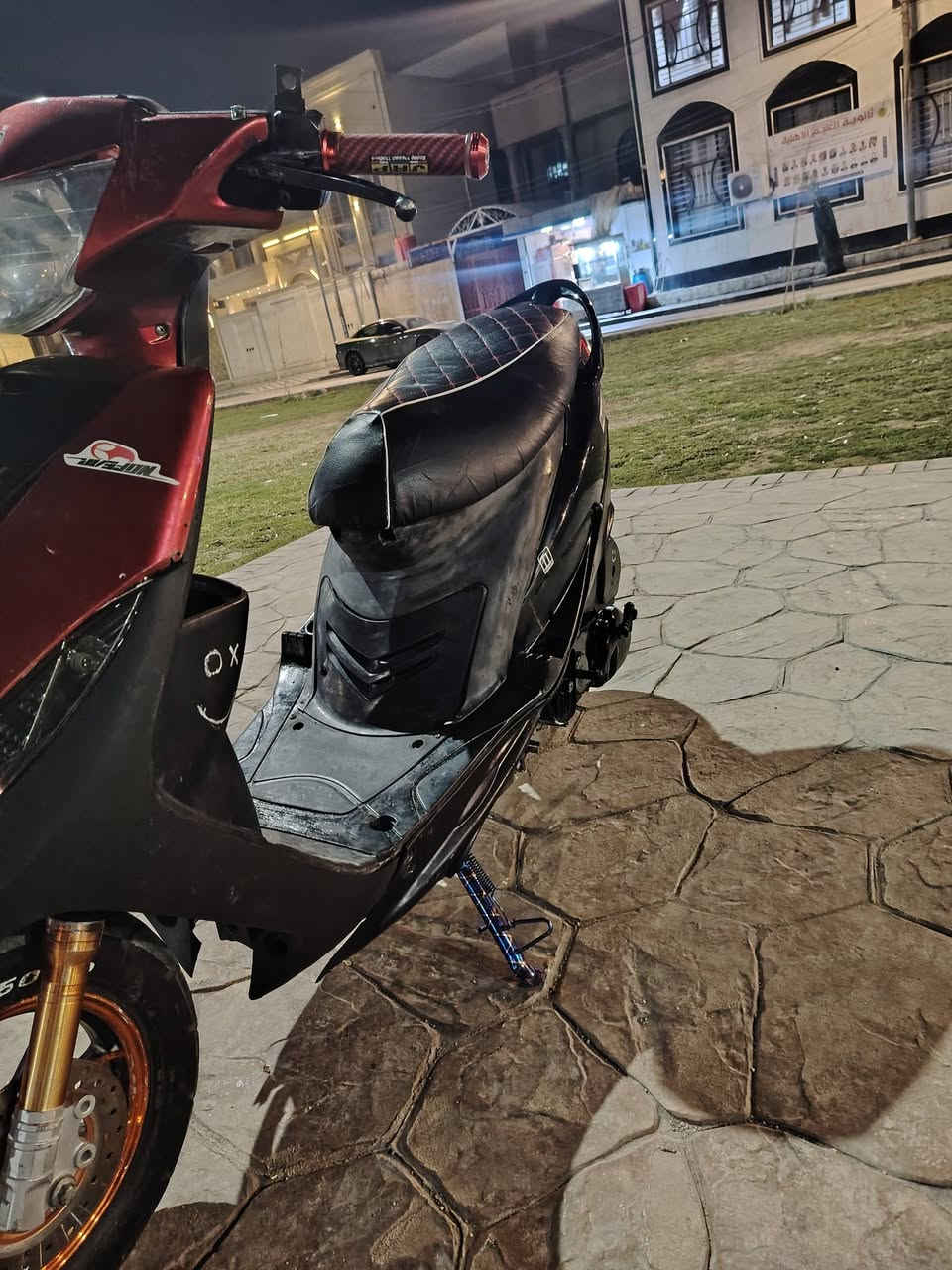 سلام عليكم
دراجه ماكس عدله للبيع كامله كلشي شغال نكره سلف كهربائيات كلهه شغاله بيهه تزويد خارجي مكاني قبله سعر 550وبيهه مجال الاستفسار ***********
