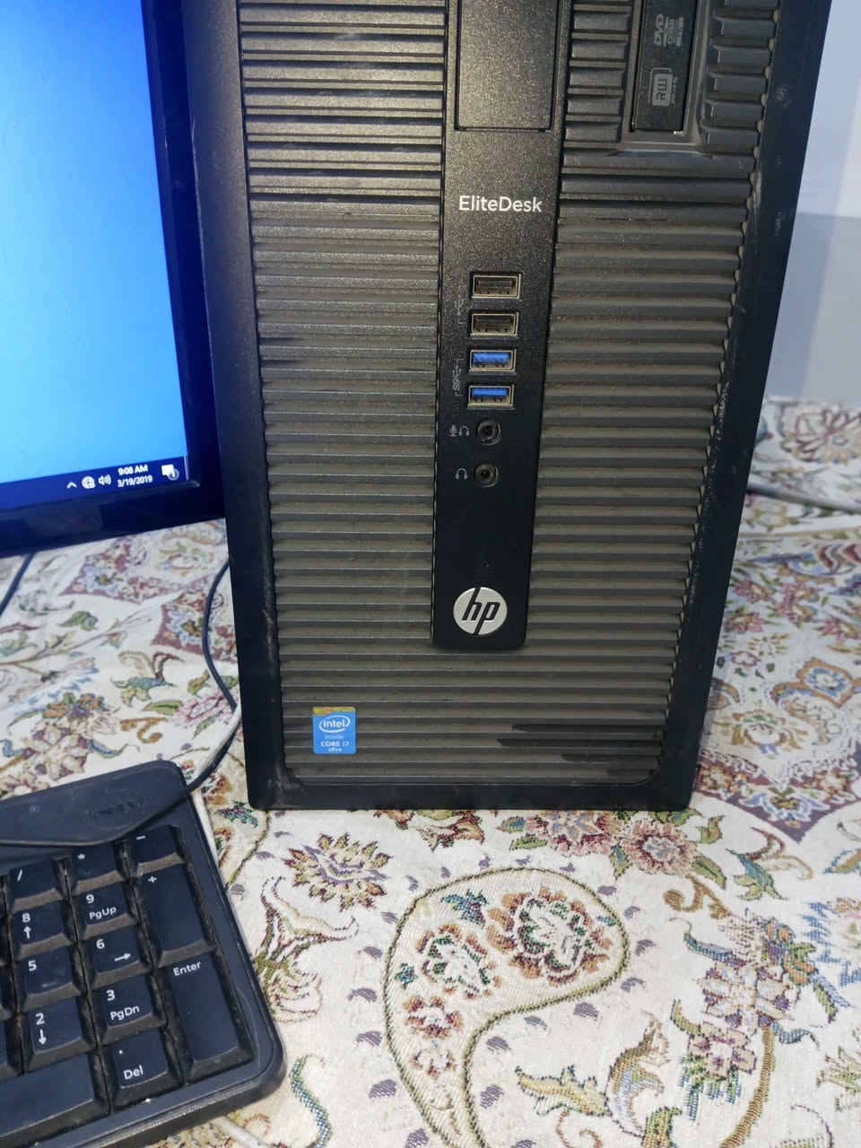حاسوب موصفات hp کامل 
CORE I7
4TH
RAM 14G DDR3
HARD 120SSD + 500G HDD
WI.FI
سعر 200 الف 
توصيل متوفر
*********** كالار, السليمانية
