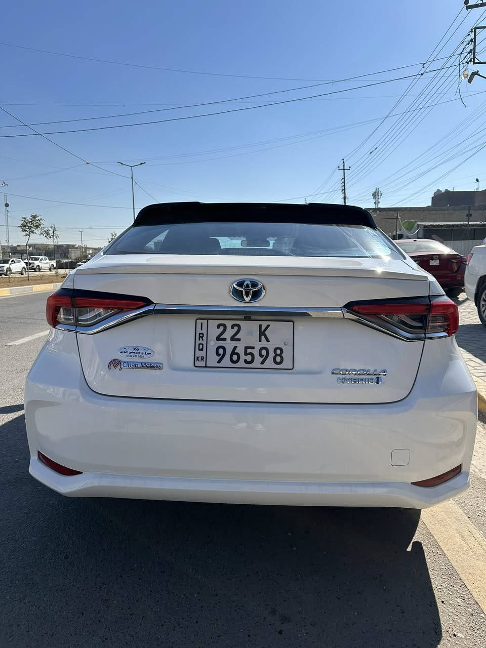 كورلا هايبرد 2024
رقم اربيل سنويه بسمي 
ماشيه 82 الف 
مكفوله عدا شبر صبغ بلهلال ليجوه 
السياره مدوشمه كامل  مع عمل تضليل حراري 
كماليات سبايدر وشفقه ومثلثات يدات 
سياره كلشي مناقصهه 
السعر 149
مكانهه بغداد حي الجهاد 
***********
اتصل ع رقمم مكلف بنشر
