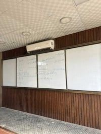 اثاث معهد للبيع ❤️ سبورة وايت بورد سلايت اربعة متر  مع سبورة ذكية حجم ...