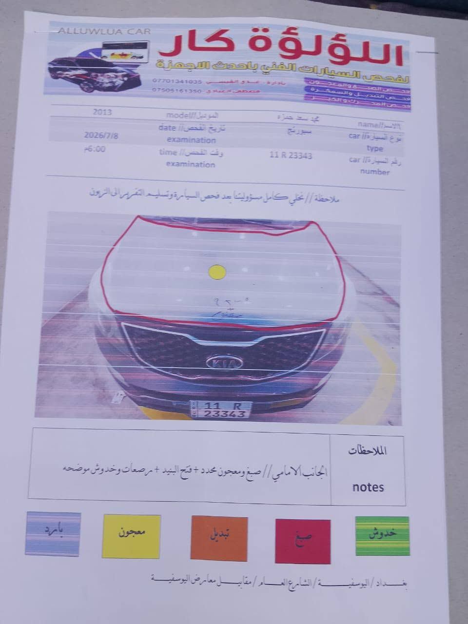 كيت سبورتج مديل2013
بغداد 
***********
