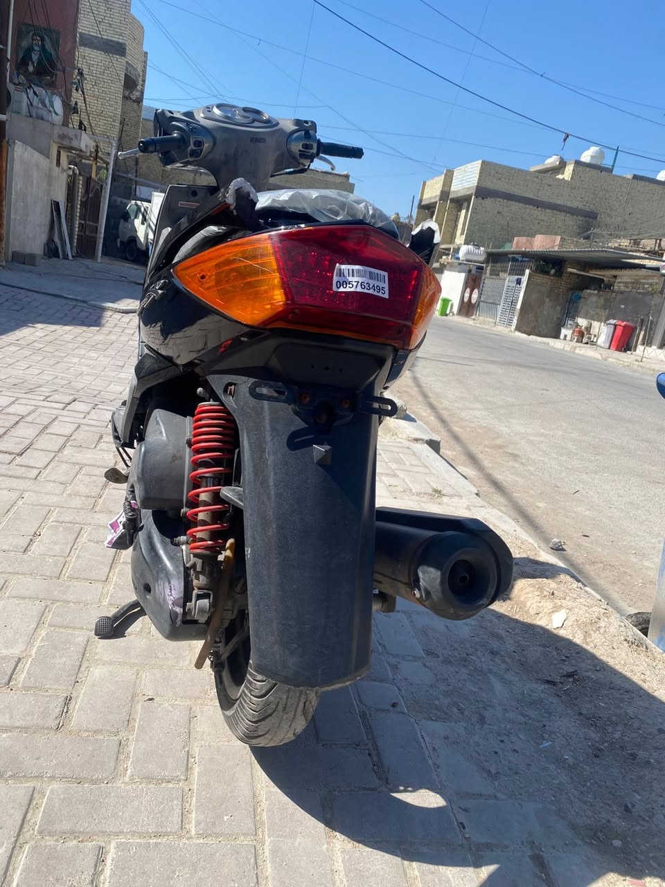 السلام عليكم سكنس فحل كابريتر الدراجة خير من الله مكينة مكفولة مكاني مدينة الصدر سعرها 800 وبيها مجال 
***********
