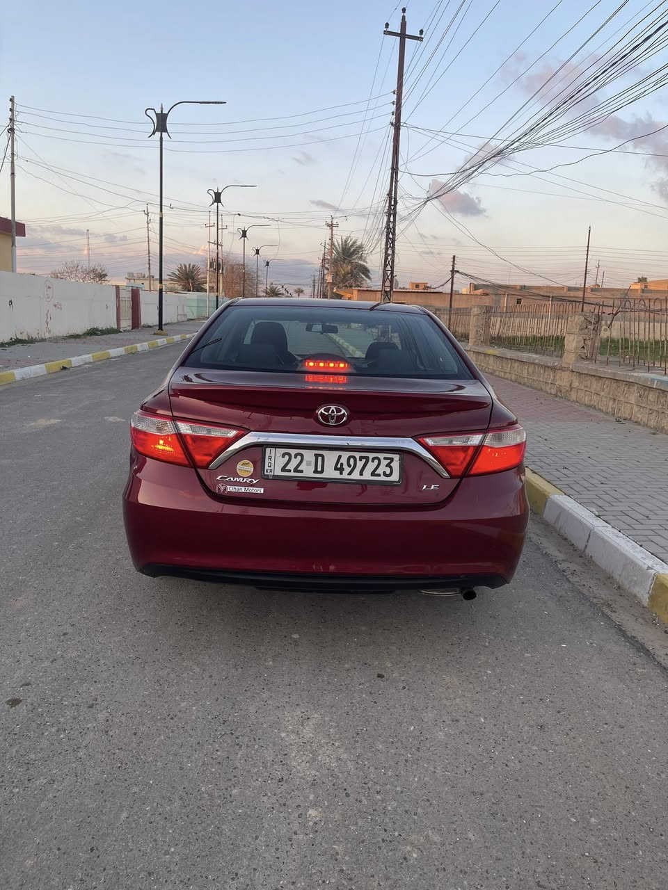 كامري موديل 2016 بيها قطعتين ونص صبغ شرط بدون دواخل مكفوله من الشخط والبارد السياره على وضع الشركه تبريد ثلج طخم تاير والصدر على شركه سياره بالنايلون بمعنى الكلام السعر 155 وبيه مجال مكان سياره الشركاط الشراي يتصل *********** لمو شراي لا يتصل
