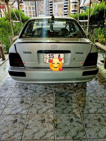 تيوتا كورسا للبيع
موديل 1995
رقم انبار
محرك 1600
كير اوتوماتيك 
سيارة معمره جديد
سنوية جديدة
بإسمي
سعرها ب35 وبيها مجال
مكان السيارة انبار الخالدية
هاتف ***********
***********
