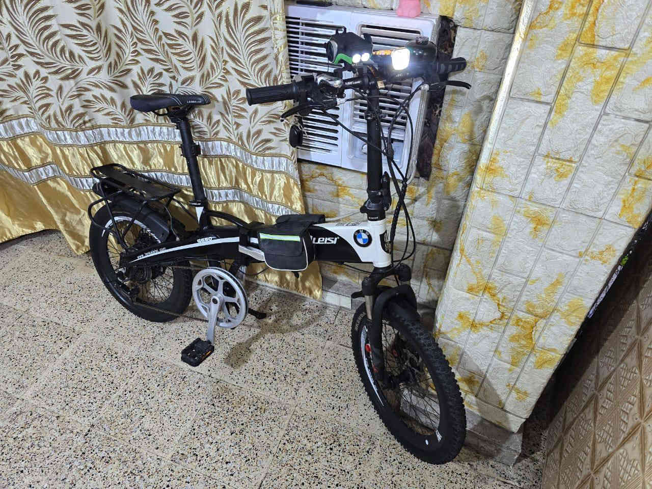 السلام عليكم بايسكل شحن الماني بي ام مواصفات بصمه تشغيل عن بعد نضام سرقات كلش جديد مابي اي نقص بطارية ليثيوم رقمي للتواصل ***********
