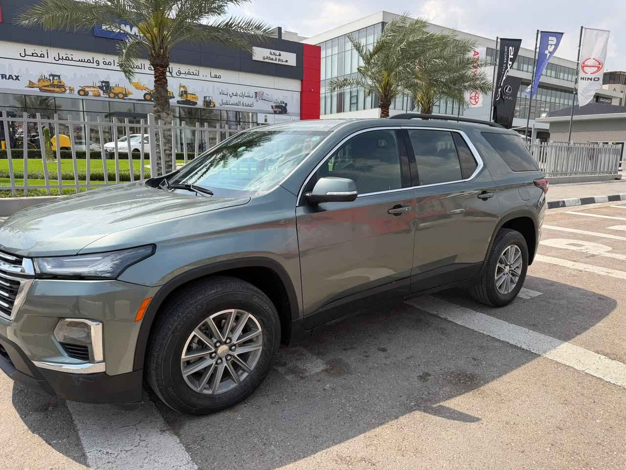 شوفرليت ترافرس 2023
•المواصفات :
المحرك: 3.6L (ستة سلندر) بقدرة 310 حصان
عداد 42 الف
بصمات عدد 4 للأبواب مع بصمة جنطة وبصمة تشغيل وتشغيل عن بعد
حساسات الانحراف عن المسار
مانع اصطدام
حساسات خلفية
حساسات ورادارات الاجتياز الجانبية (نقاط عمياء) 
كامرة خلفية دوارة مع الستيرن
شاشة الدشبول كبيرة سلايد
قاصة داخلية خلف الشاشة
 منافذ USB في جميع مقاعد الركاب
كشنات السيارة مخمل اسود اصل
تدفئة لكشنات المقدمة
تحكم فول كهرباء لكرسي السائق
السيارة بنظام تبريد 3 قطع
شاحن لاسلكي
تحكم ستيرن جهتين بلوتوث وحاكية وكروس سرعة وتحكم صوت 
السيارة 7 راكب جديدة وبوضع الشركة.
مكان السيارة بغداد 
السعر 230 الاستفسار ***********
