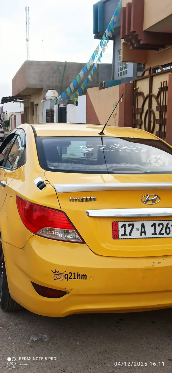 السلام عليكم
اكسنت مضلع خليجي 🚖 

موديل 2012👋

رقم مثنئ أوربي ✋ شرعيها موصل وتحويلها موصل 👋 

سنويه منتهية  🙋 كربون بيها  ⛽ 

هيئه 67 الف وغرامة صفر 🚦 شرط التحويل 🚦 

محرك 16/كير At👋 

🛑فقط طخم الكدام تعبان 

طخم تاير طخم امامي خلفي جديد 👋  

📢 ظررها جاملغات شغلت اقل شبر امام بدون دواخل وطخة خفيفة باب النفر والباقي تلقيطات تكسي 

🛑#السعر 88$💸 وبيها مجال قليل

🛑*********** 🛑

العنوان الموصل
