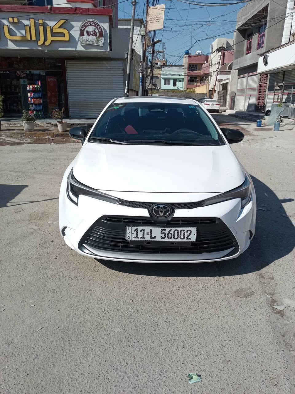 سلام عليكم شباب كورلا موديل 2025
للبيع رقم بغداد بسمي سياره ماشيه 50ميل بيه اربع صابع قبق جنطه مكان سياره بغداد كريعات شارع الوقف 
الرقم،،*********** داخل جلد احمر كشنات كهرباء مرغوب تحياتي لكم السعر 147$
