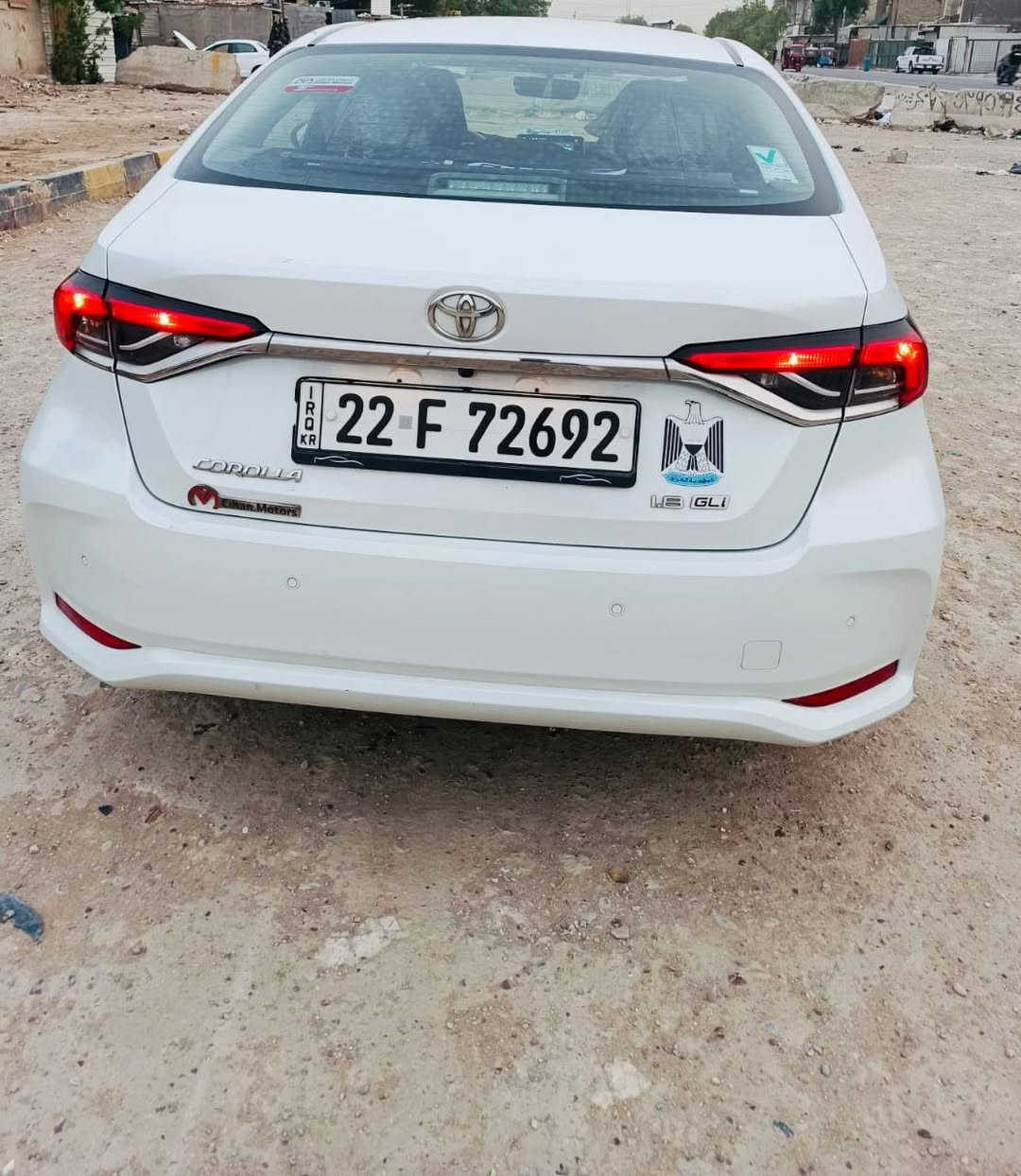 تويوتا كورولا GLI فول بنزين
شركة جيهان – وكيل تويوتا العراق
الموديل: 2022
المسافة المقطوعة: 27,278 كم
المواصفات:
أنظمة قيادة: Sport / Normal / Eco Auto
فتحة سقف
مرايا كهرباء مع إشارات
شاشة عدادات ديجيتال
تبريد قطعتين مع شاشة مناخ منفصلة
شاحن لاسلكي + منافذ شحن إضافية
شاشة CarPlay
حساسات مع كاميرا خلفية
السيارة بحالة الوكالة، جديدة عملياً، وما زالت تحت ضمان الشركة.
الموقع: بغداد / الكماليه
الرقم: أربيل
البيع: تحويل فقط

للاستفسار:***********

